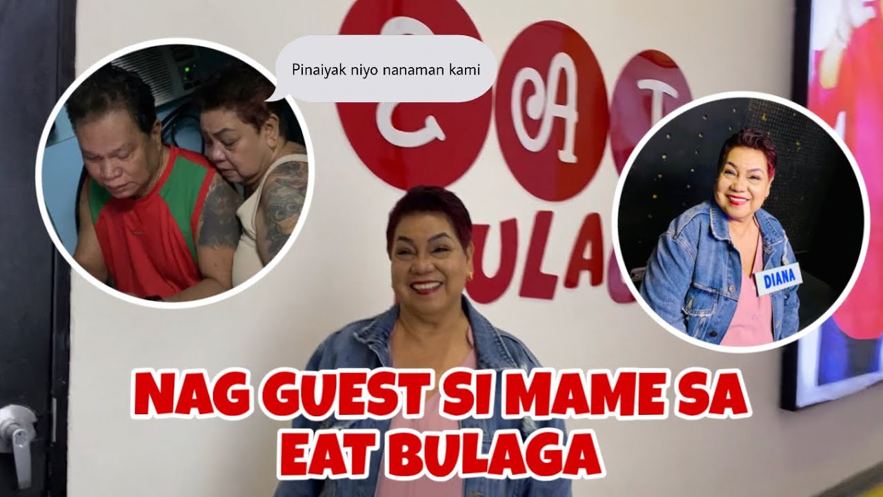 NAG GUEST SI MAME SA EAT BULAGA + SURPRISE KAY MAME AND PAPU (umiyak sila)