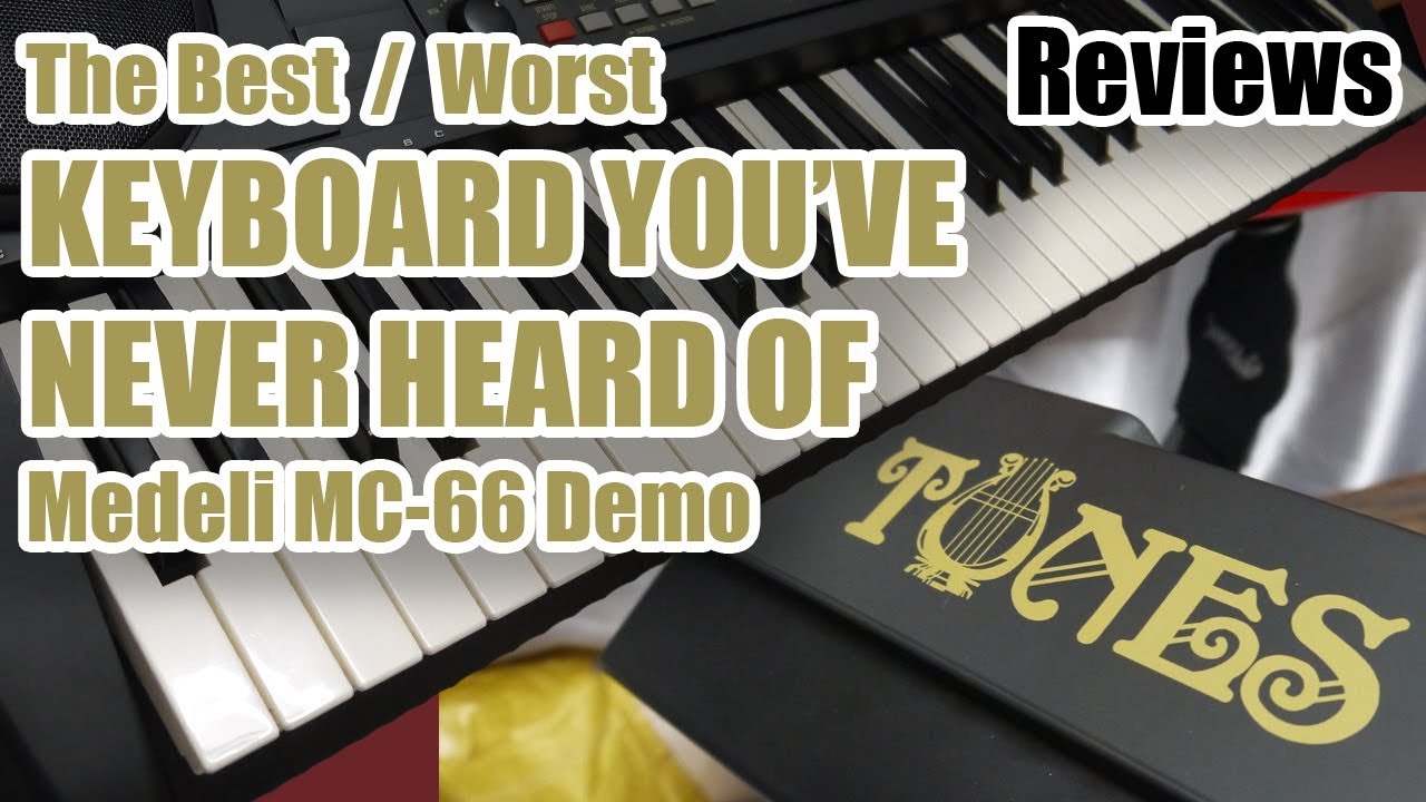 Weird Chinese Synth / Keyboard - Medeli MC 66 Demo