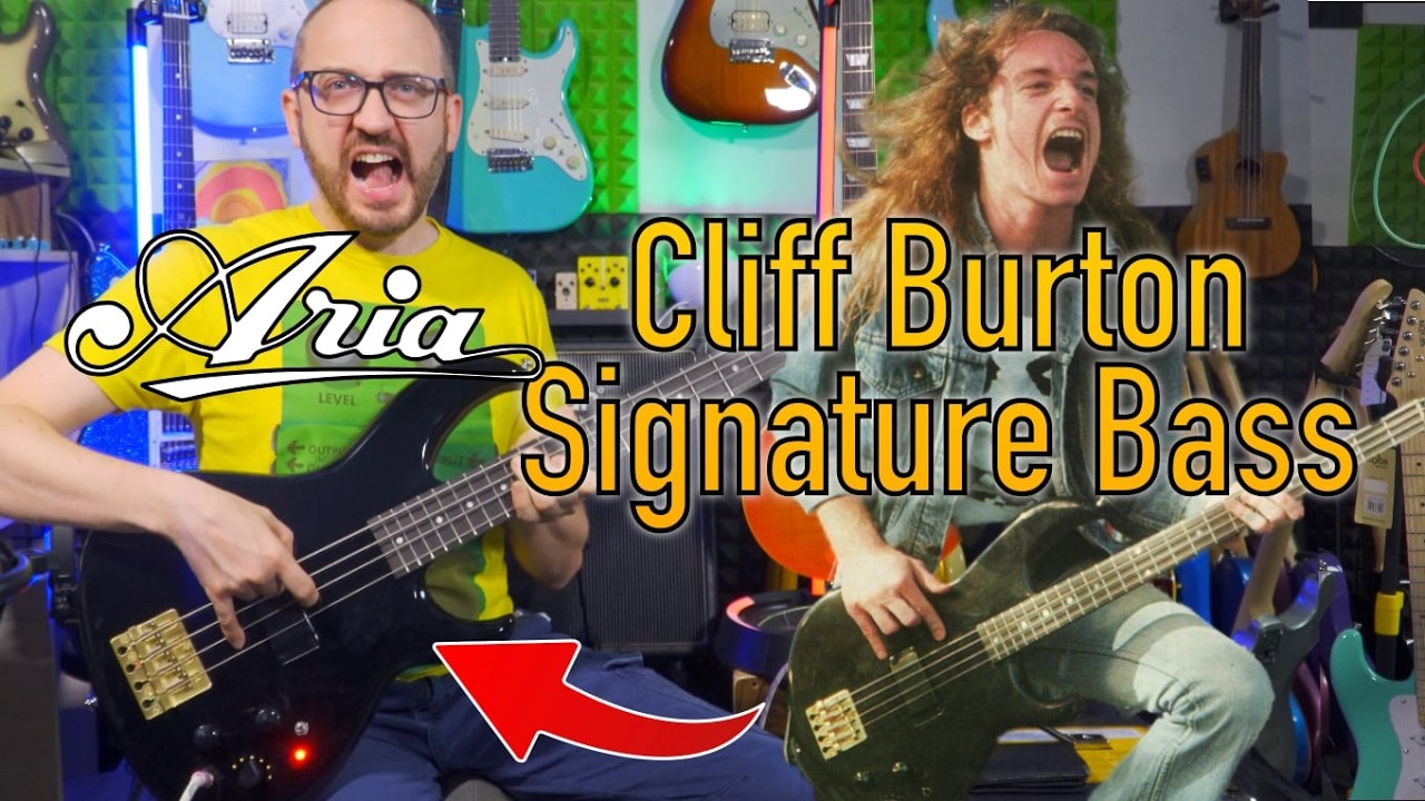 Sygnatura Cliffa Burtona z Metalliki (Aria Pro II SB-CFB) (ENG SUB)