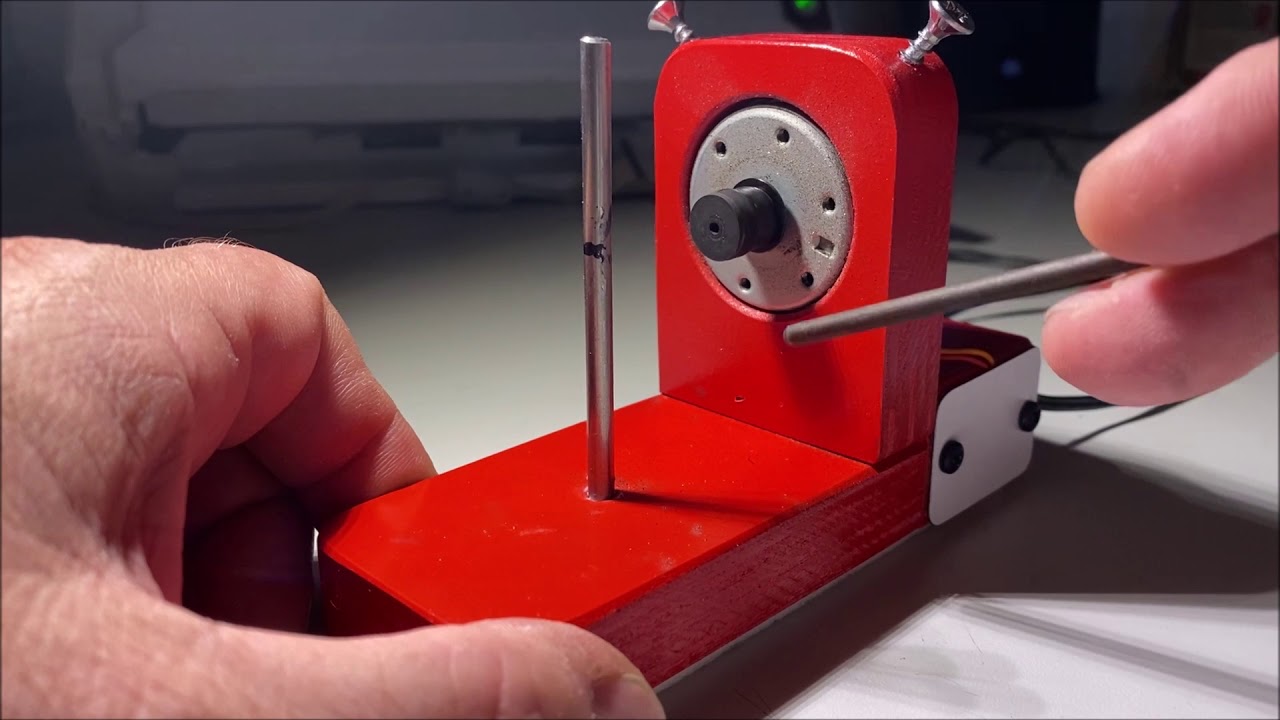 Mini-Drehbank für Achs- und Radreinigung