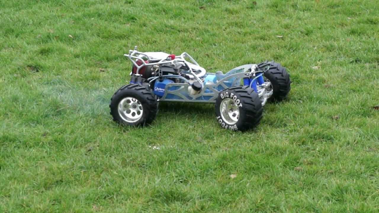 FG Monster Truck rc 29cc petrol car Homemade Chrzan 1/5 scale