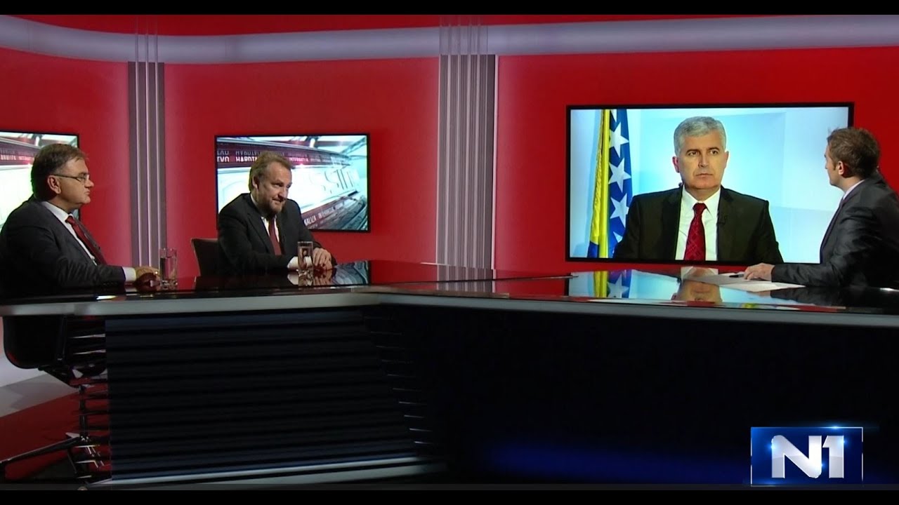Pressing: Bakir Izetbegović, Mladen Ivanić i Dragan Čović (30.10.2014.)