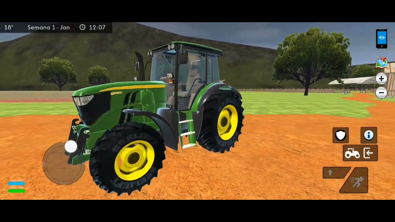 Abrindo campo e plantando na beta do Real Farming Simulator