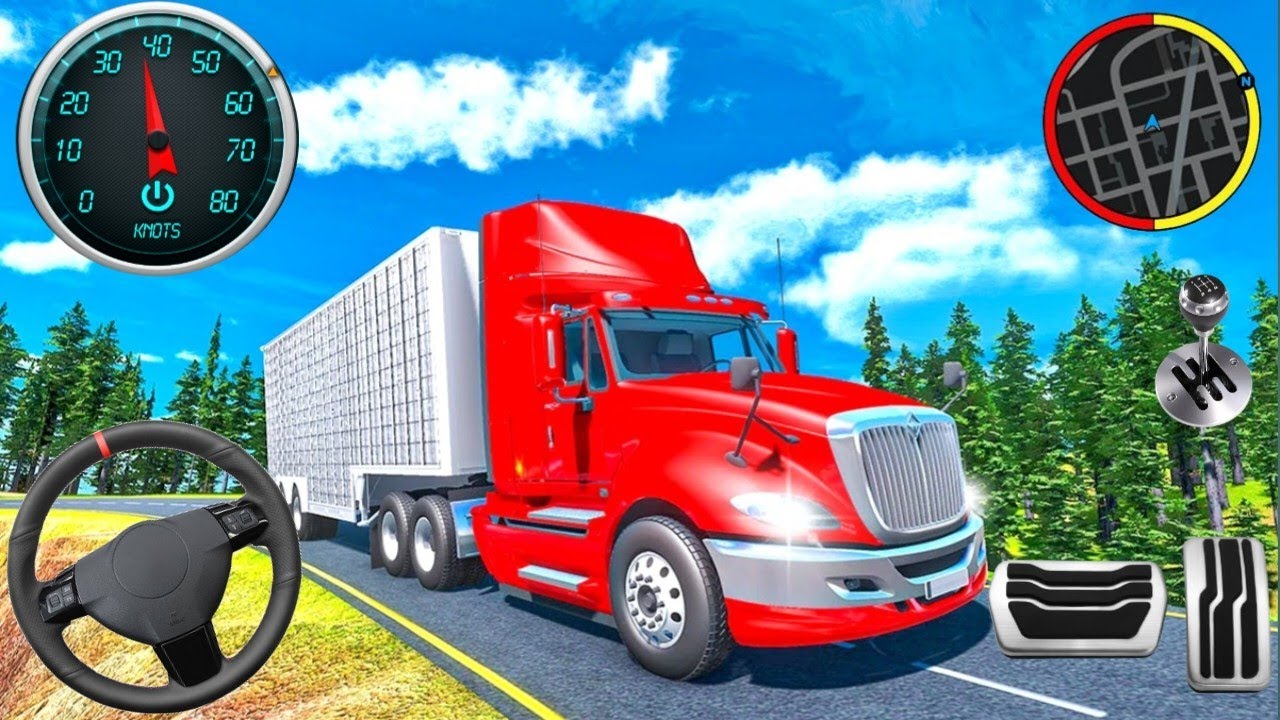 Us American Truck Cargo Simulator 2026 - Transporter Delivery Truck Simulator Game Android GamePlay