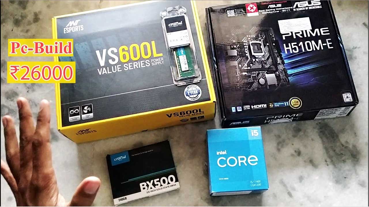 Intel i5 11400 PC Build intel 11th gen i5.