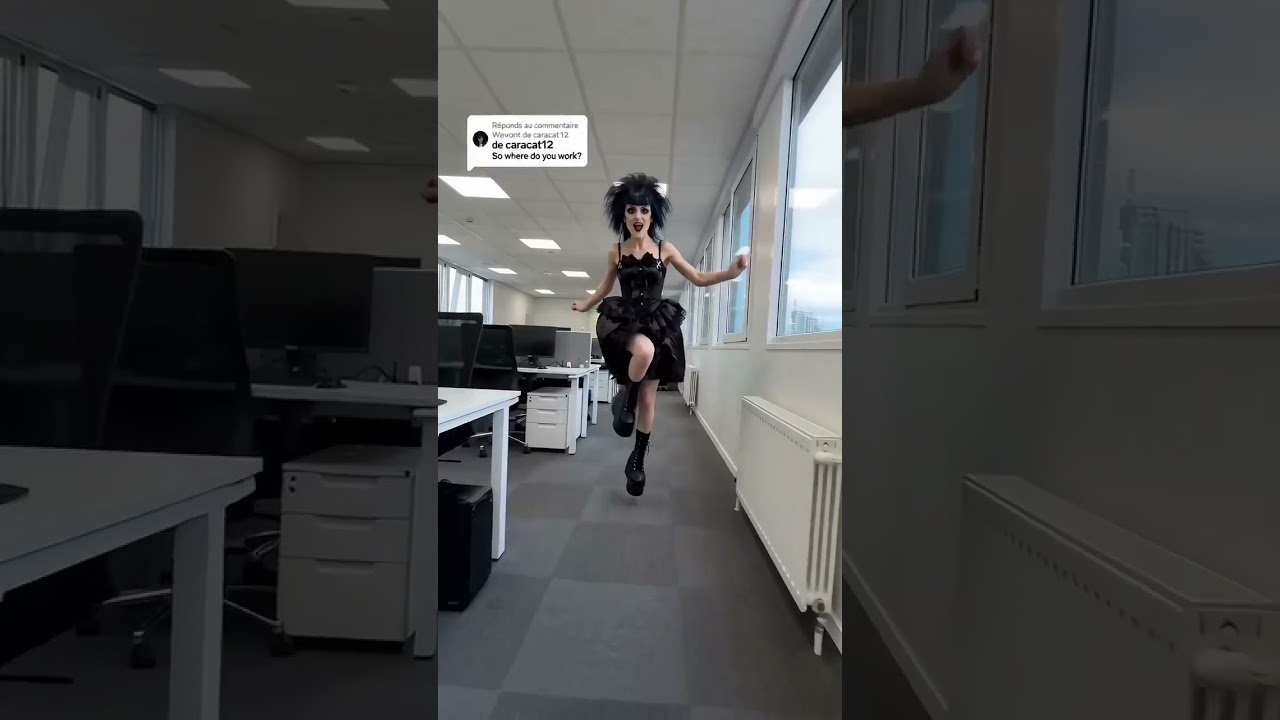 Which Office Has This Wild Goth Outfit Vibe?