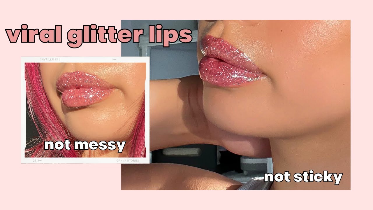 Making my Own Glitter Lip Gloss | VIRAL GLITTER LIP BY AUDACITY COSMETICS