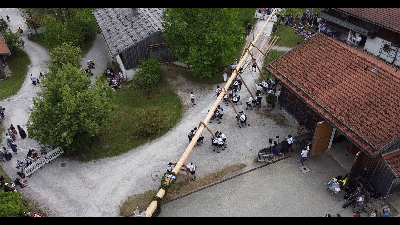 Der Maibaum an der Glentleiten