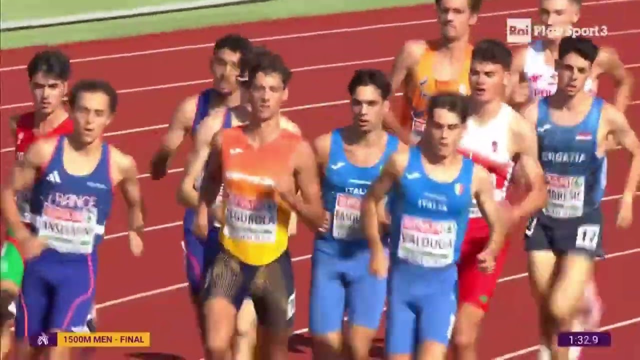 Finale 1500m Europei U23 Bergen 2025
