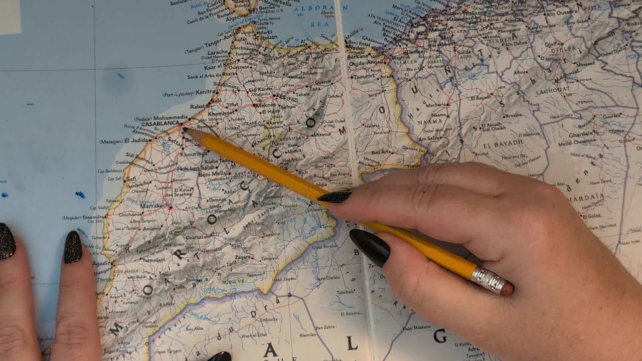 ASMR ~ Casablanca-Settat, Morocco History & Geography ~ Soft Spoken Map Tracing Google Earth