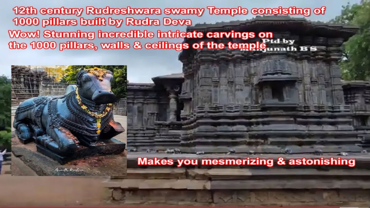 Marvelous Thousand pillar temple or Rudreshwara Swamy temple Hanamkonda Warangal