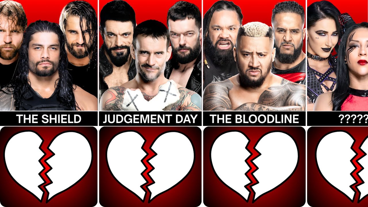 WWE Tag Teams And Stables That Broke Up | wrestlinginc