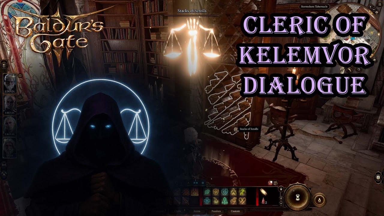 Baldur's Gate 3: Cleric of Kelemvor Dialogue