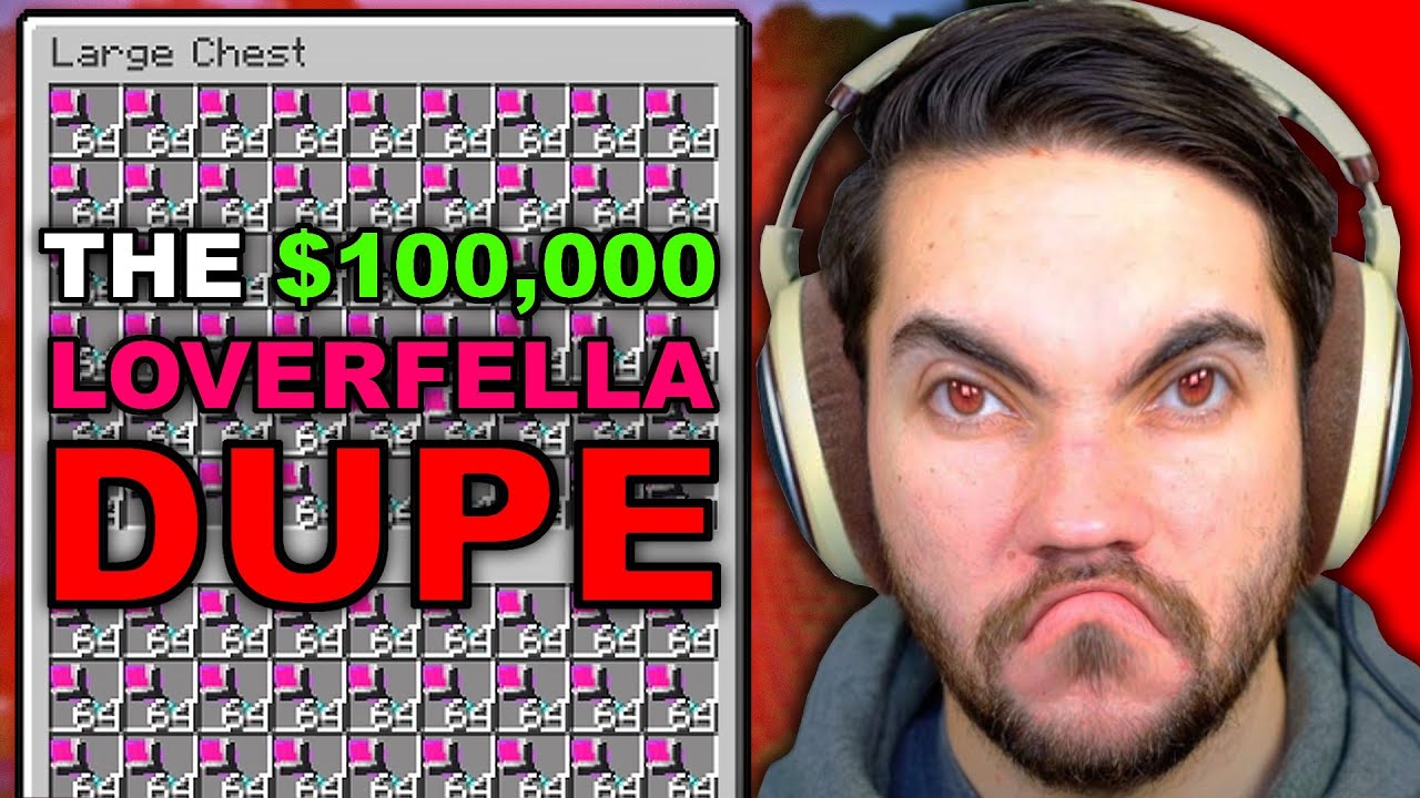 Duping $100,000 on a Pay-to-win Minecraft Server - LoverFella