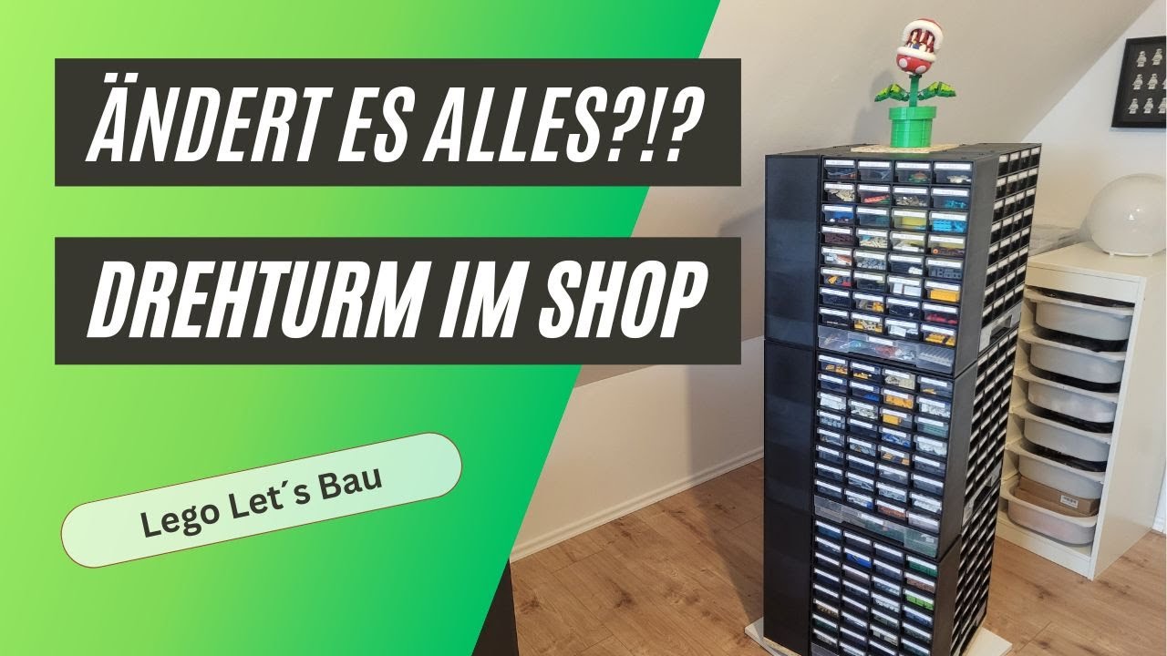 💪 Hammer Upgrade für den Bricklink Shop 💪 - Bau eines Kleinteilemagazin Drehturm