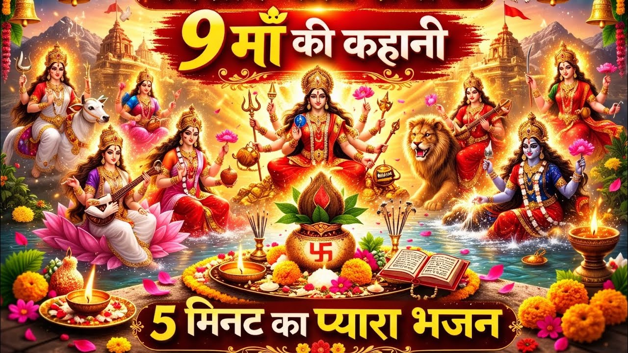 माता रानी के 9 रूप 🌺 नवरात्रि स्पेशल भजन | सुनते ही मन खुश हो जाएगा !KK.S!