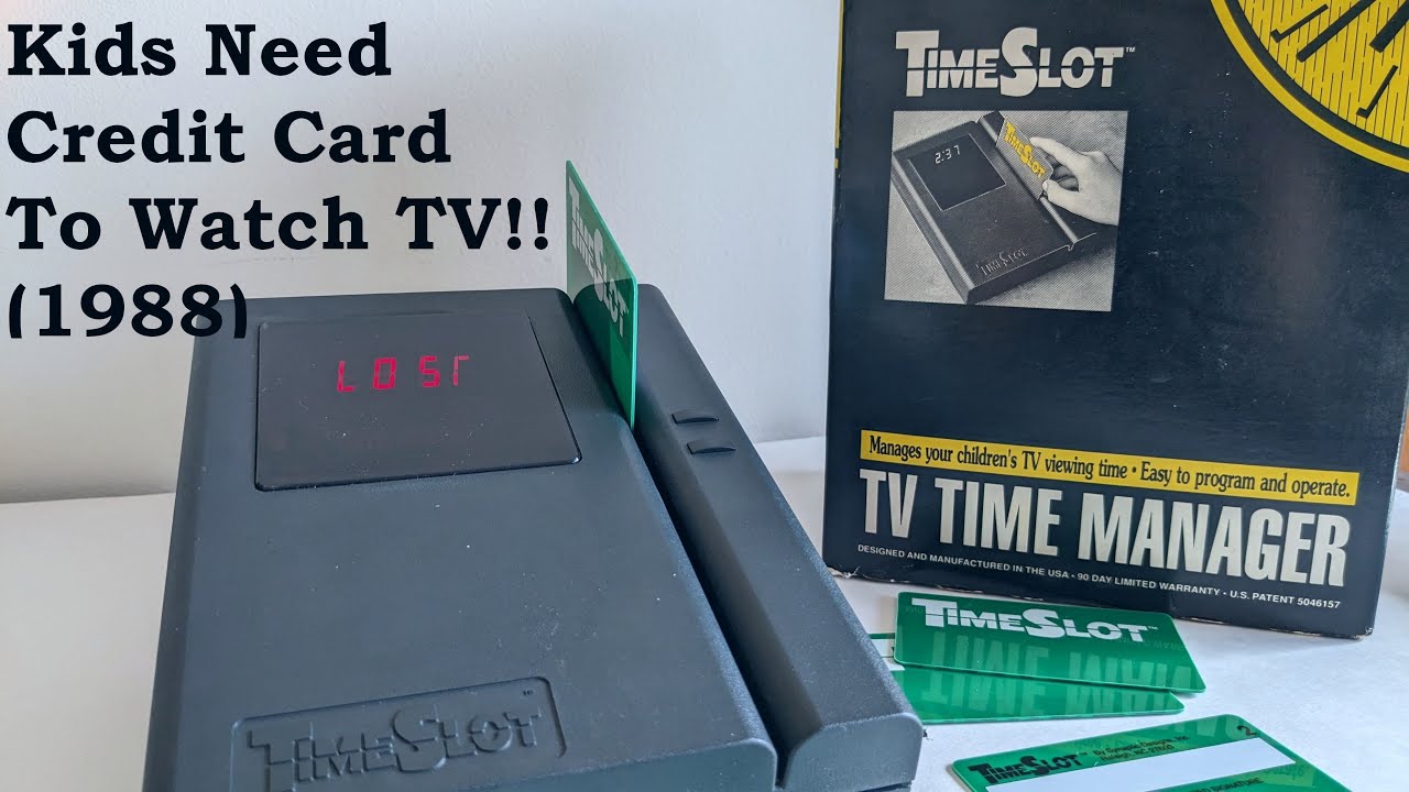 The Time Slot: A complicated attempt to control kid's TV screen time in the 1980's/1990's