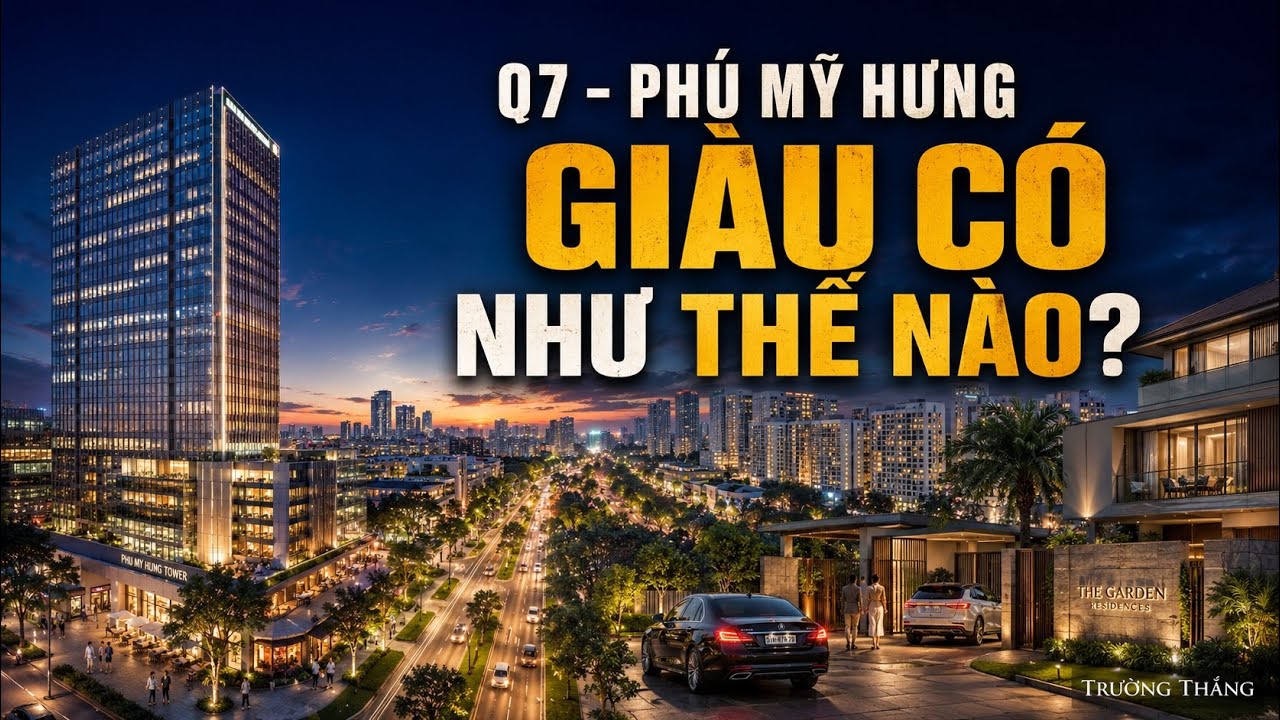 Vì sao Quận 7 - Phú Mỹ Hưng GIÀU CÓ - CHẤT CHƠI nhất TP. Hồ Chí Minh?