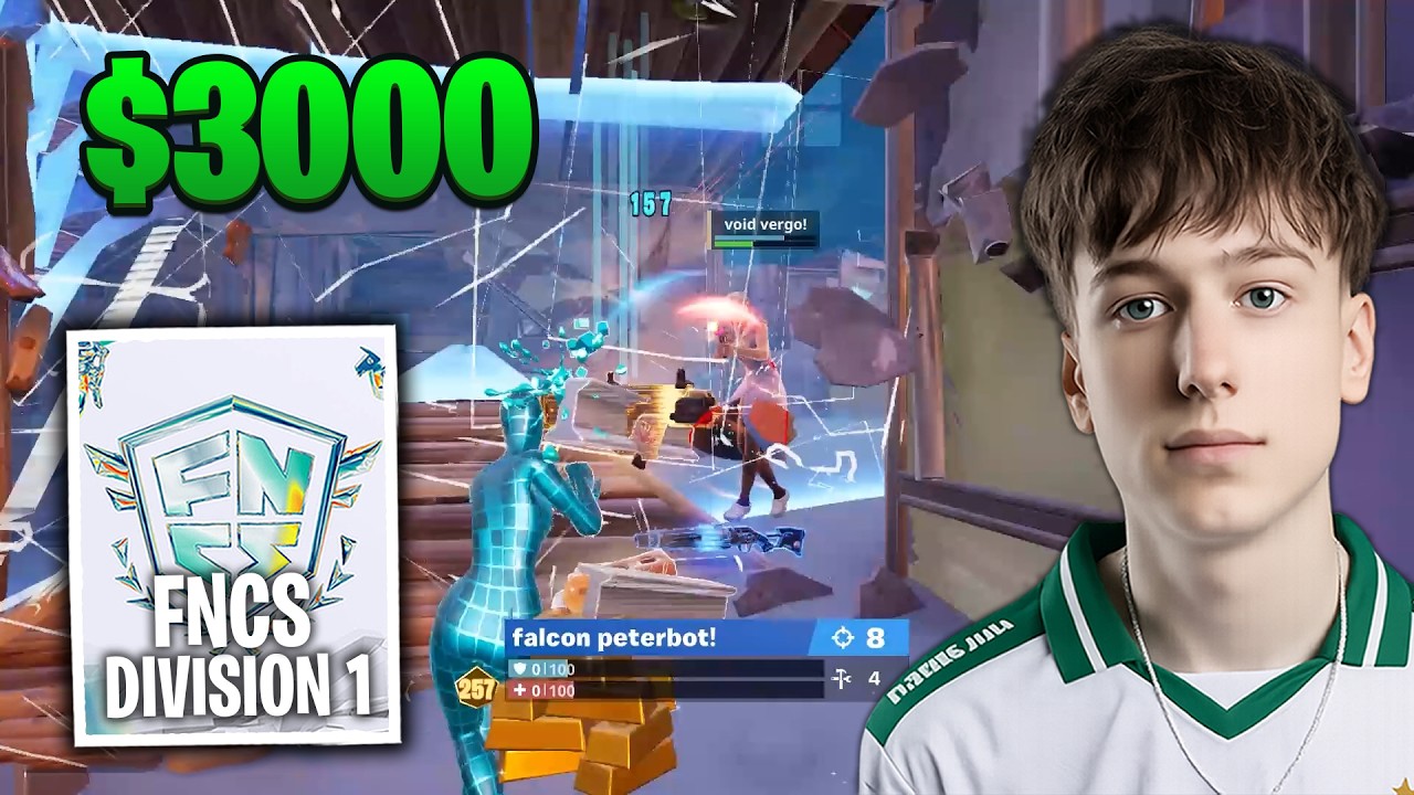 PeterBot DESTROYS FNCS Divison 1 Finals with Pollo (2nd $3000)