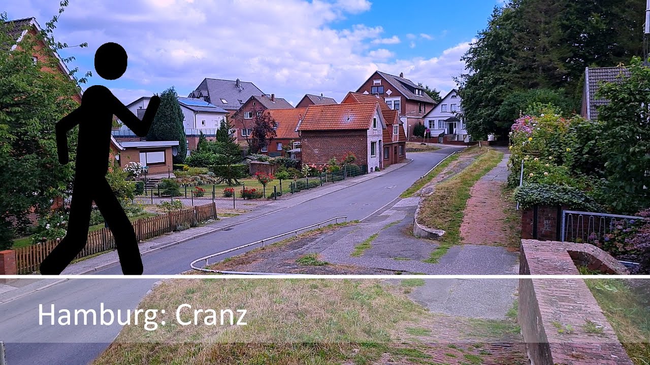 Der Geher in Hamburg: Cranz