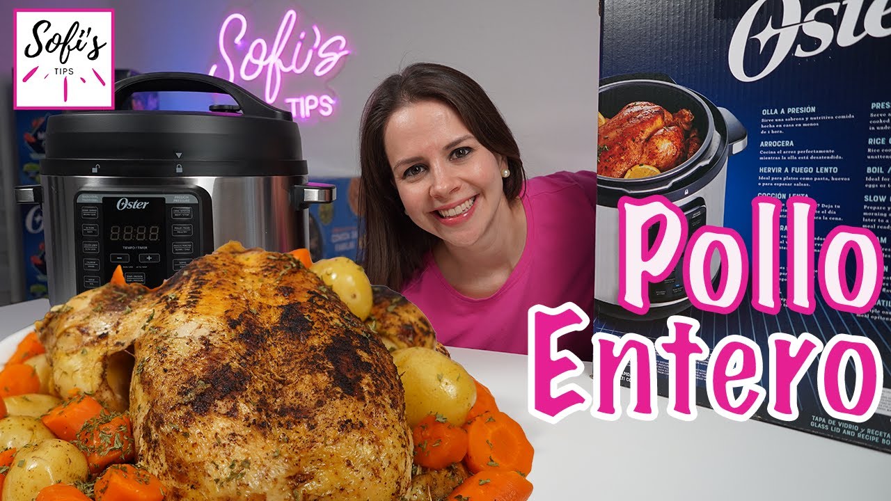 POLLO entero en Multiolla Oster XL o Clasica InstantPot Ninja Foodi Olla electrica a presion