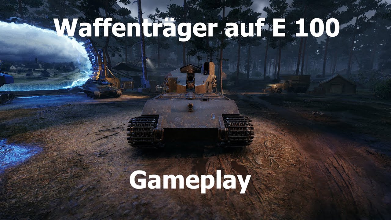 World of Tanks: Waffenträger auf E 100 Gameplay