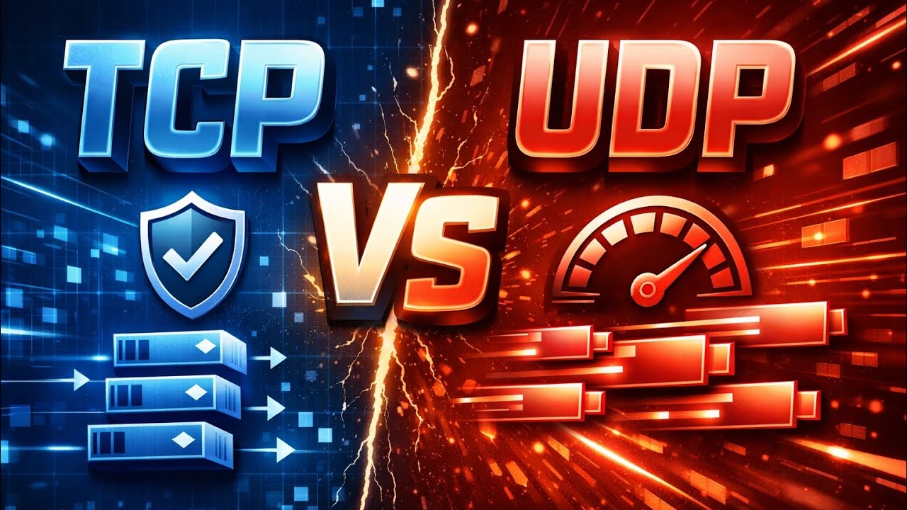 TCP vs UDP Explained !!