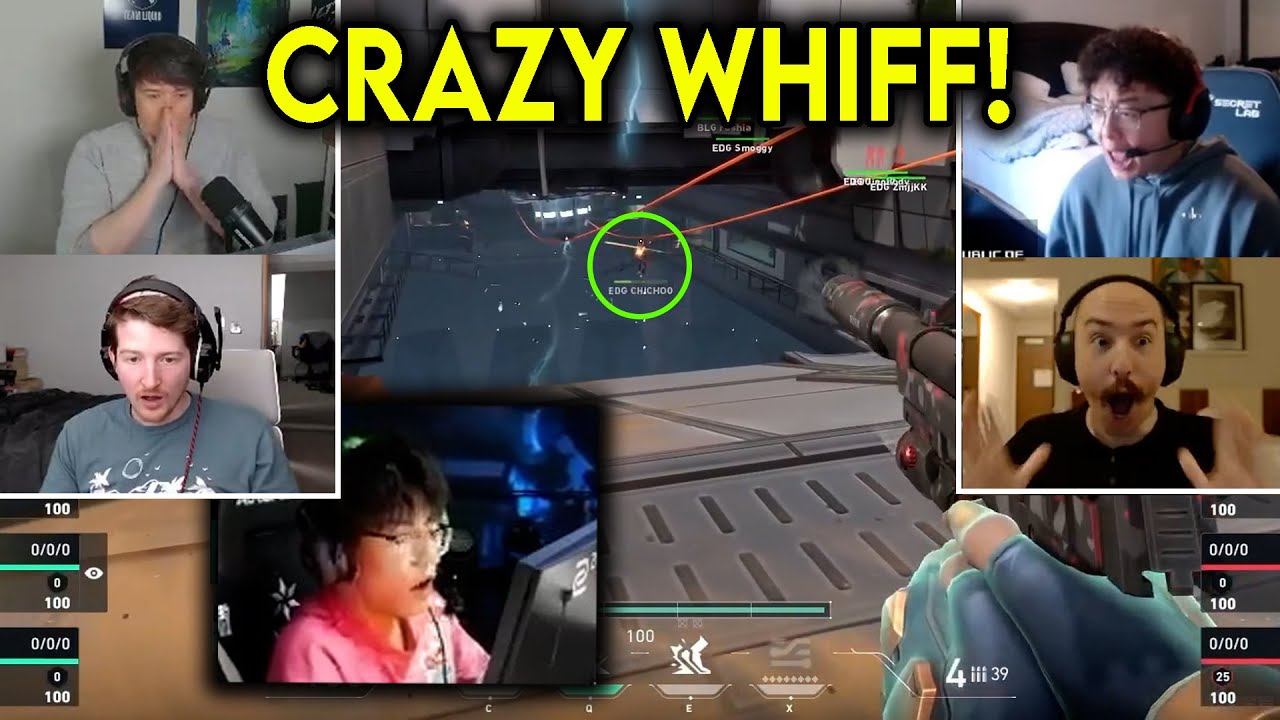 Valorant Streamers Reacts To BLG whzy CRAZY WHIFF On EDG CHICHOO In VCT