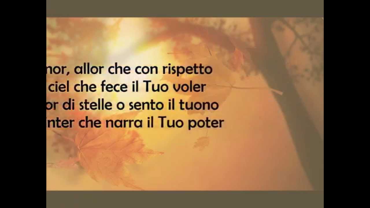 Grande sei Tu (Inno 145) - Base Musicale con Testo