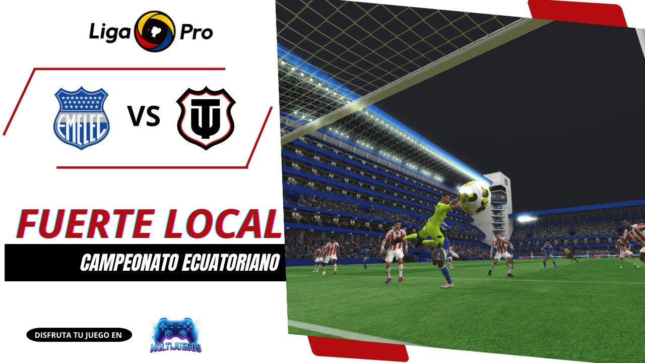 ¿REVANCHA EN EL CAPWELL? 🏟️ EMELEC 🔵 vs TÉCNICO UNIVERSITARIO 🔴 | LigaPro 2026 | PES 2017