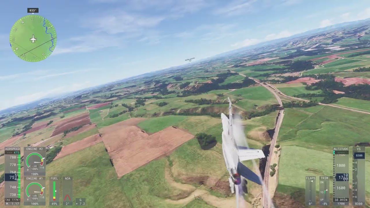 MSFS 2024 Wellington to Hamilton