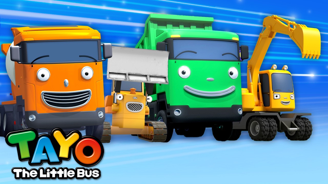 Alat-Alat Berat yang Kuat💪🛻 | Lagu anak | Tayo Bahasa Indonesia
