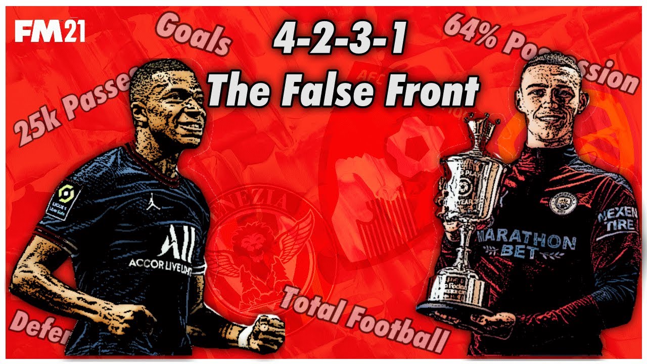 4-2-3-1 Possession FM21 Tactic, The False Front.