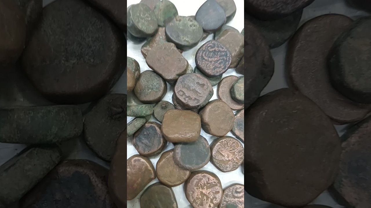 #oldcoincollections # mugal copper coins # for sales # contact 8610044675.