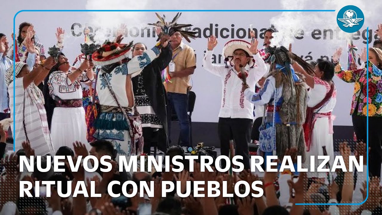Ministros se “encomiendan” a Quetzalcóatl para que los guíe en nueva etapa de la Suprema Corte