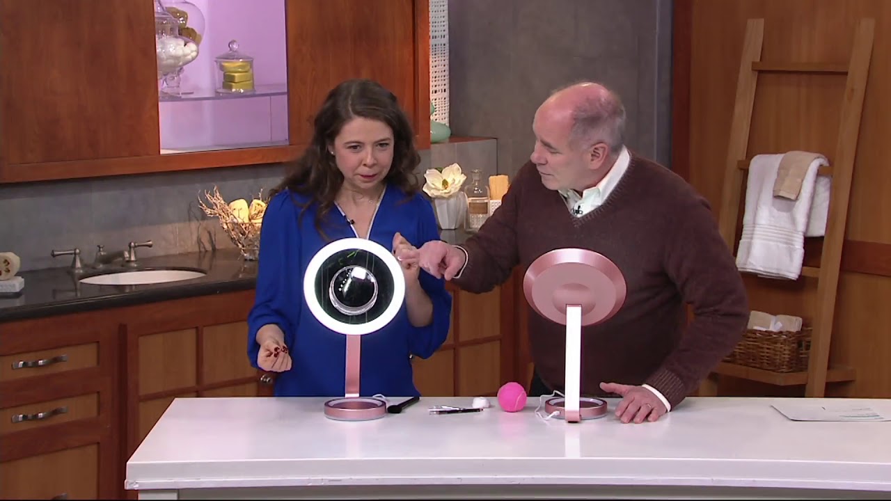 Conair LED Mood Light Magnification Mirror on QVC