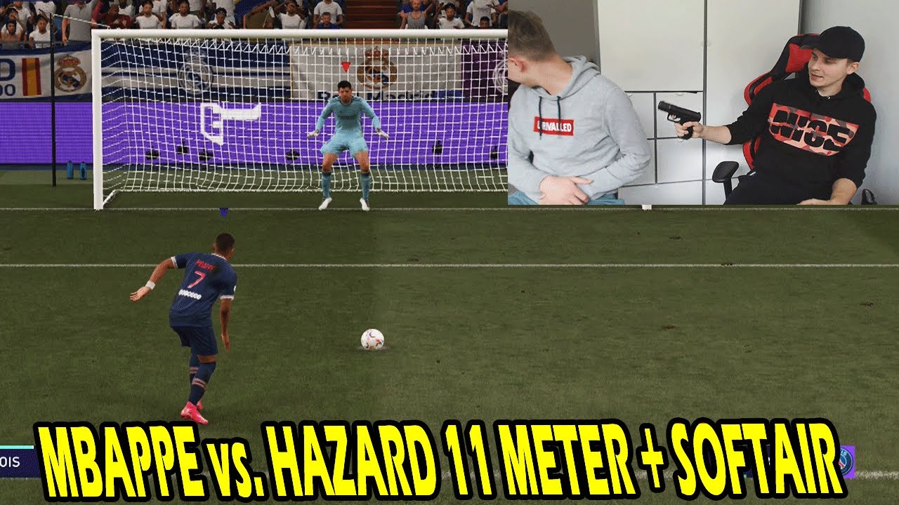 FIFA 21: Kranke SOFTAIR Bestrafung in MBAPPE vs. HAZARD 11 Meter schießen vs. Bro! - Ultimate Team