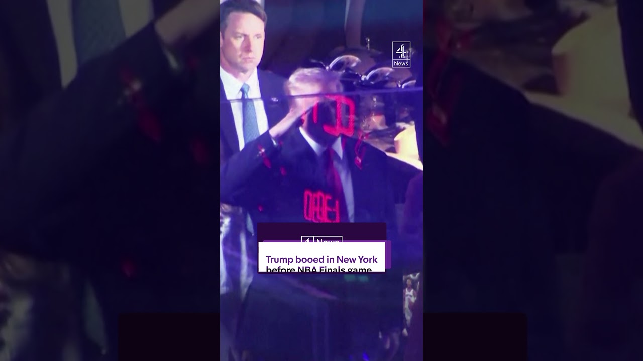 Trump booed at NBA game in New York