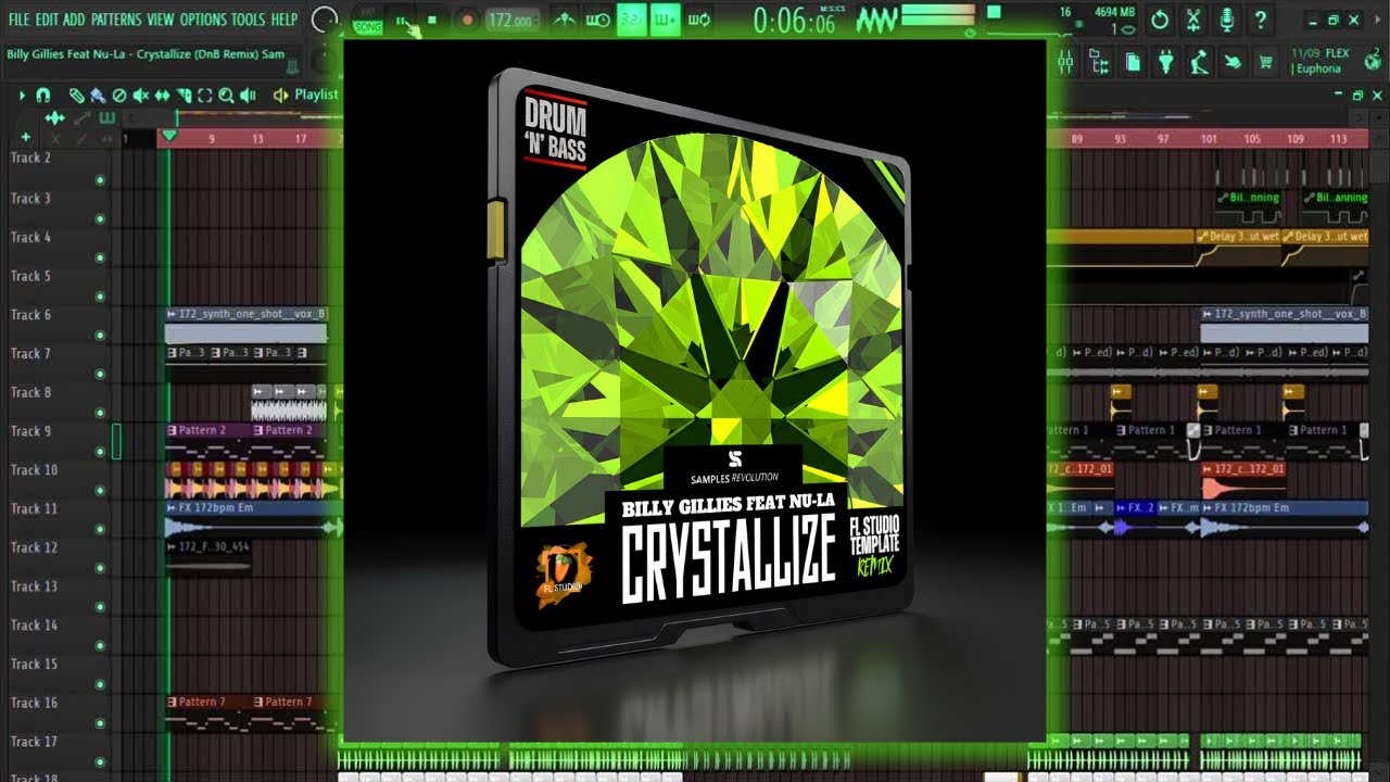 [FLP] Billy Gillies Feat Nu-La - Crystallize (Drum & Bass) FL STUDIO TEMPLATE