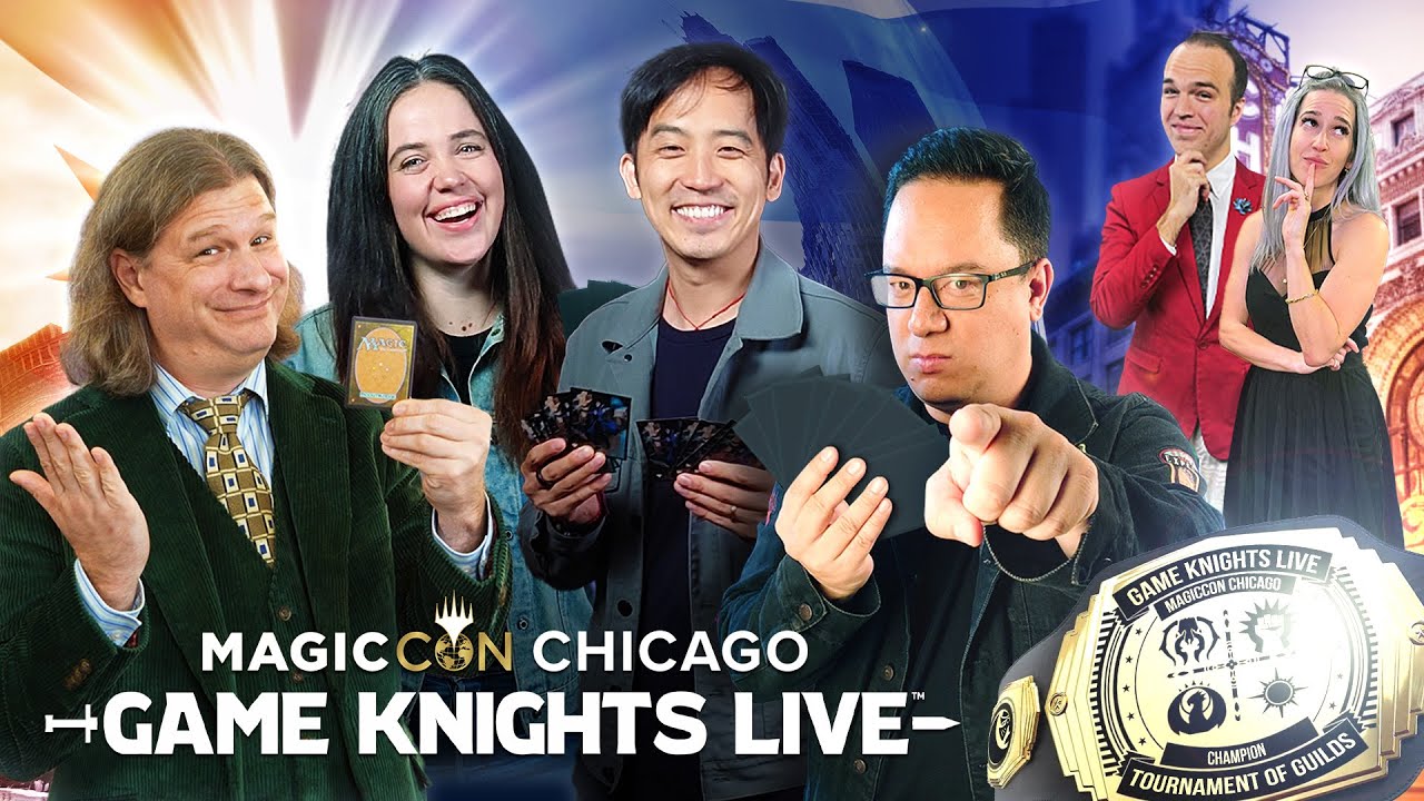 Game Knights Live: Tournament of the Guilds w/ The Professor | MagicCon Chicago | MTG Commander EDH