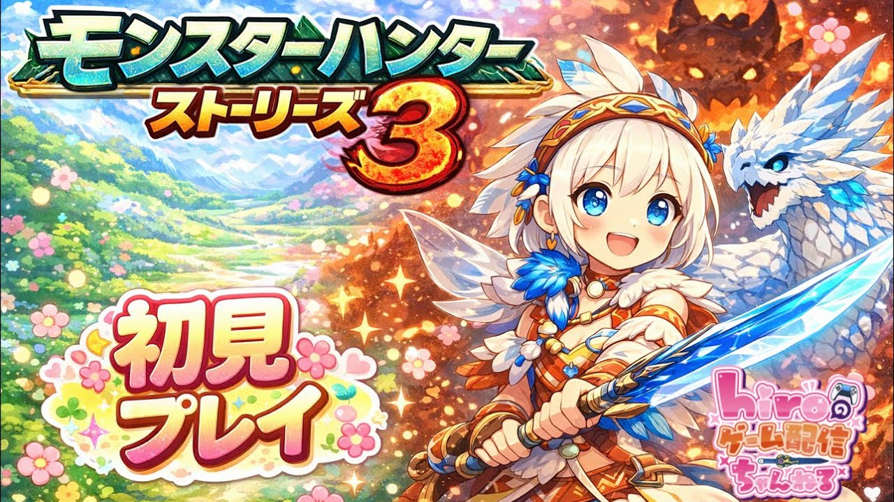モンスターハンターストーリーズ3 ～運命の双竜～ 初見プレイ😊 新しい冒険が始まる！？