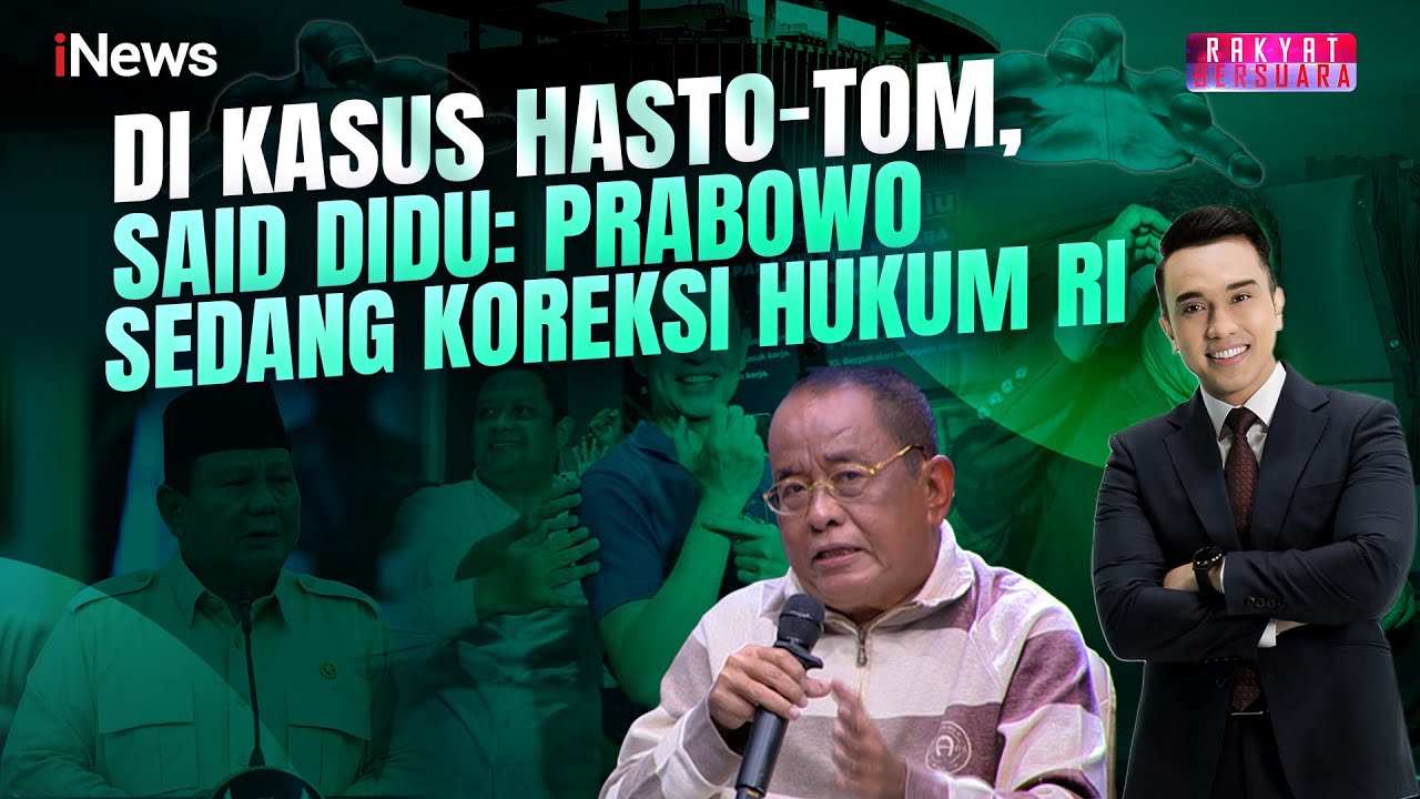 Tujuan Prabowo Dibongkar! Amnesti Hasto & Abolisi Tom untuk Lawan Hukum Amburadul | Rakyat Bersuara