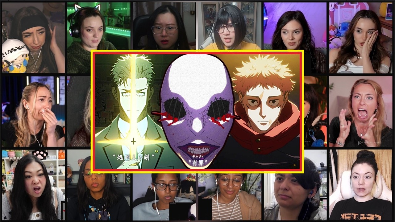 GIRLS REACT! | Jujutsu Kaisen Season 3 Episode 9 Reaction Mashup | 死滅回游 前編