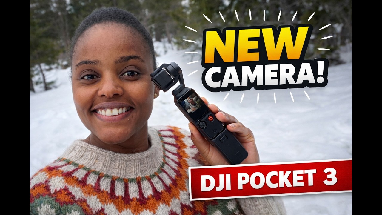 UNBOXING MY NEW DJI POCKET 3 CAMERA,GIFT FROM MY HUSBAND.