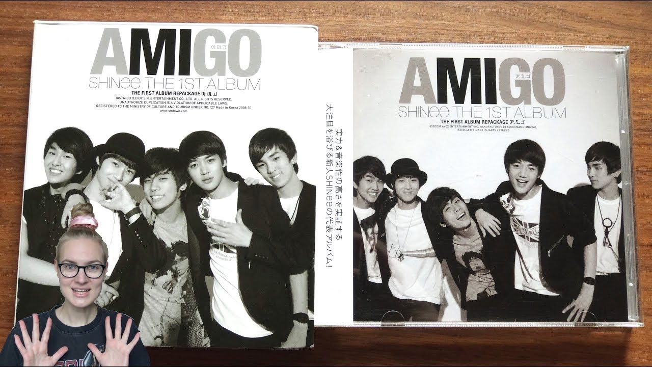 Unboxing SHINee 샤이니 1st Korean Studio Album Repackage Amigo 아.미.고 (Korean & Japanese Edition)