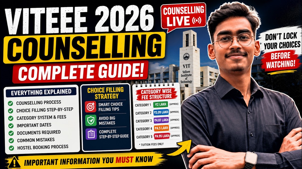 VITEEE 2026 Counselling Guide | Complete Choice Filling Process
