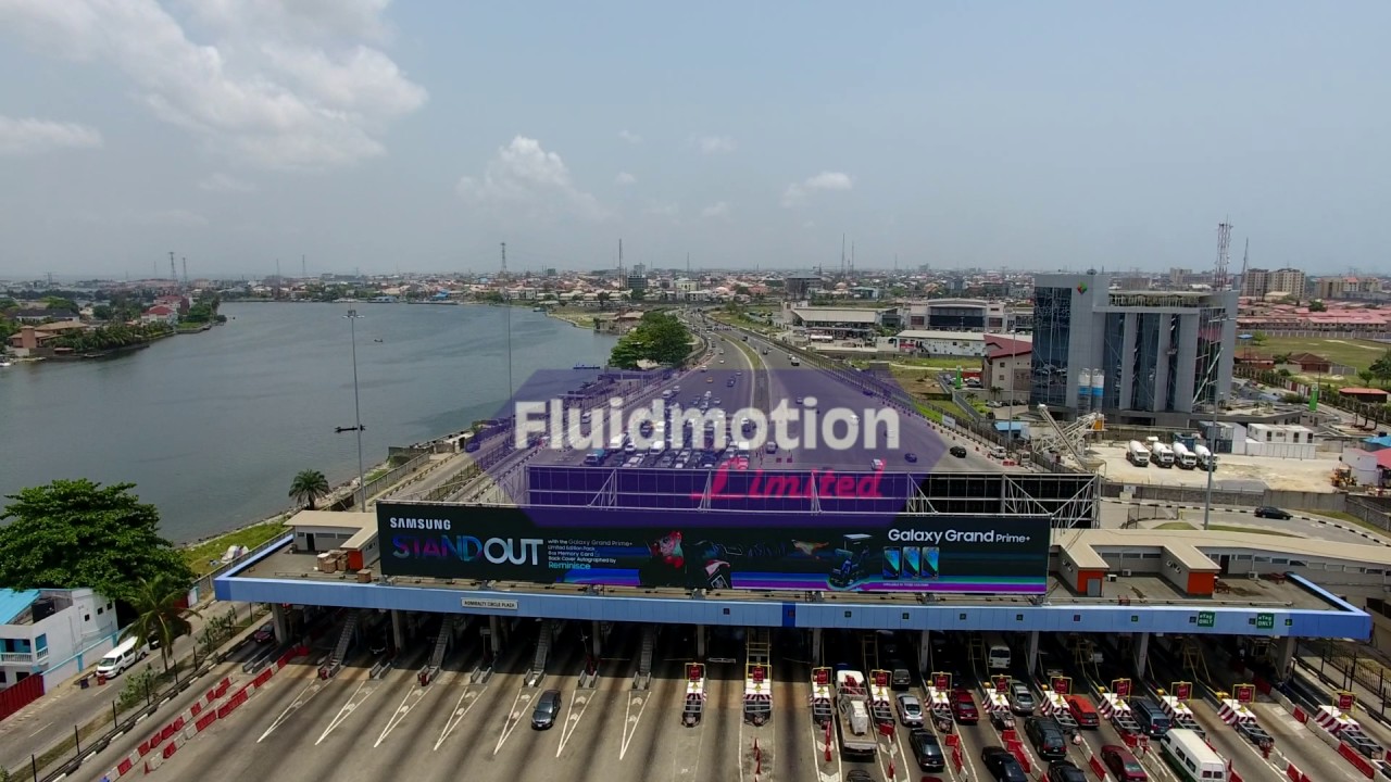 Aerial View Lekki Toll Gate