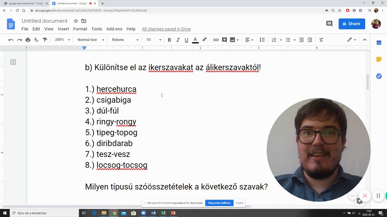 Szóösszetételek 1. - 8. osztály, nyelvtan