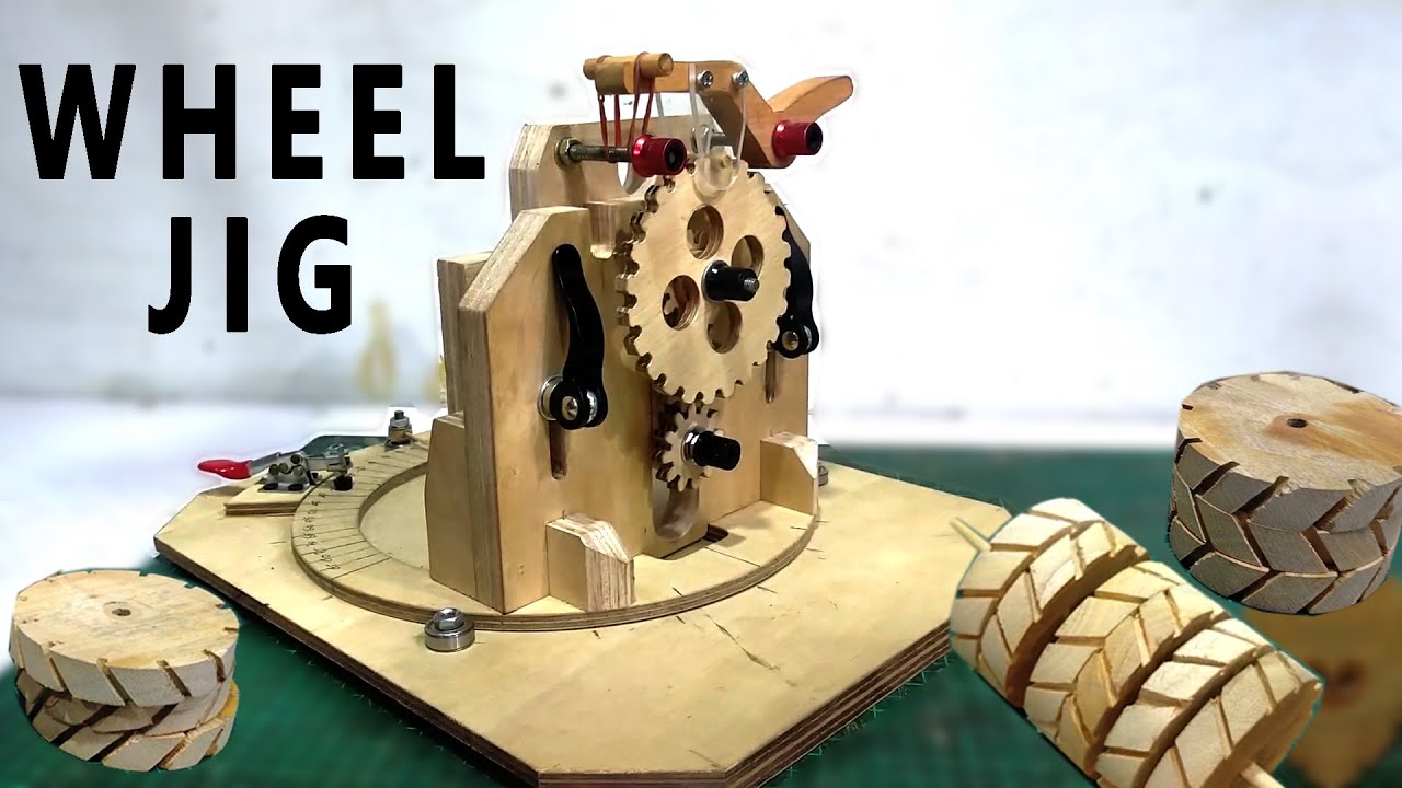 How to make Jig for wooden toy wheel
