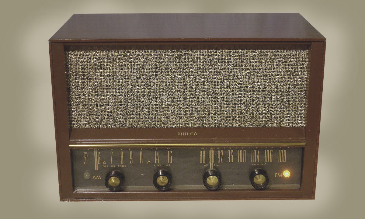 Radio marca PHILCO AM y FM  1954